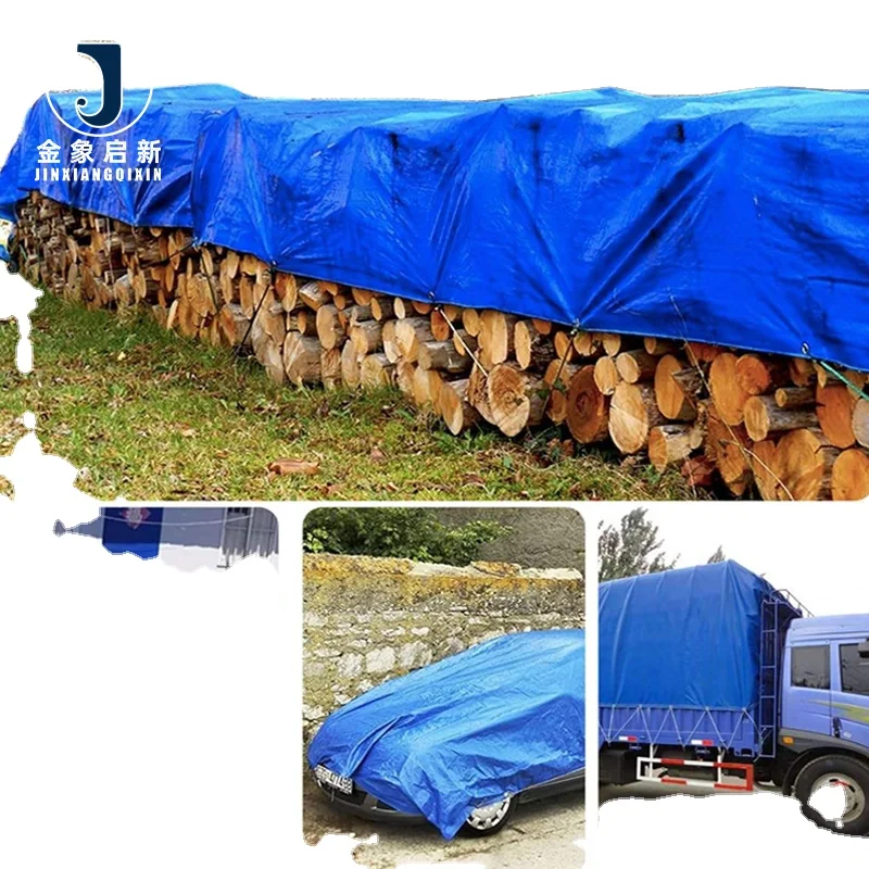 JX PVC Coated Tarpaulin/Cover for Farm Waterproof Warp Knitted Tent Pig Broiler Sheep Chicken Farm Plain Style