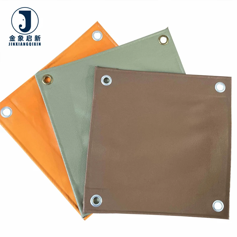 JX Customize PVC Tarpaulin Waterproof Fireproof  Cover