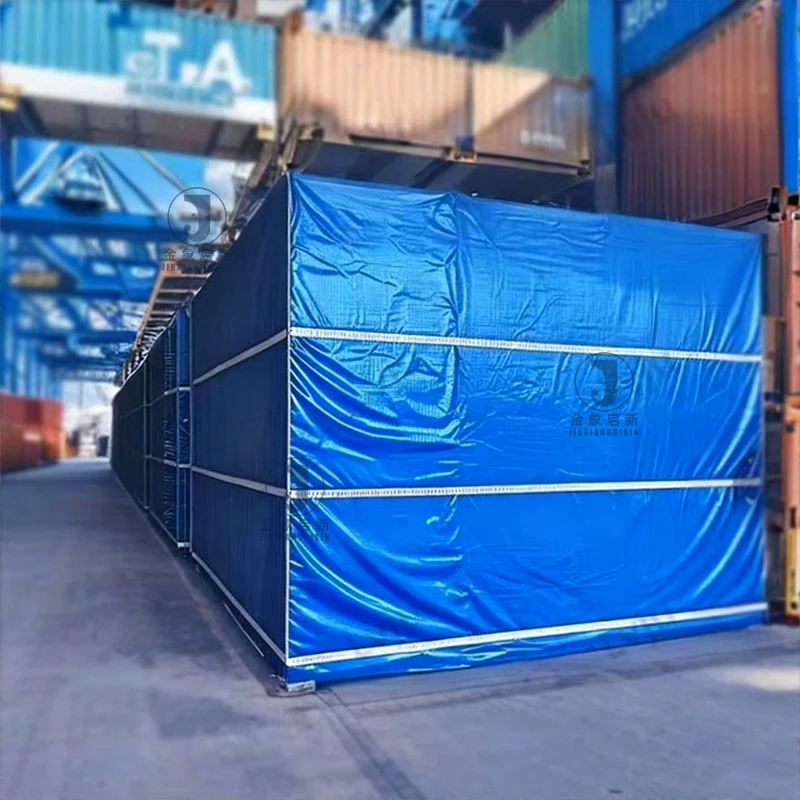 JX Fireproof Waterproof Customizable PVC Tarpaulin Truck Cargo Cover