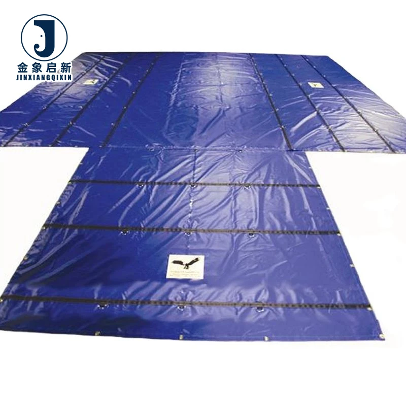 Fireproof  500gsm 600gsm Customizable PVC Tarpaulin Waterproof Truck Cargo Cover