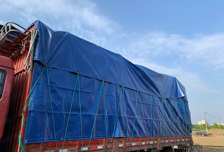 JX Fireproof Waterproof Customizable PVC Tarpaulin Truck Cargo Cover