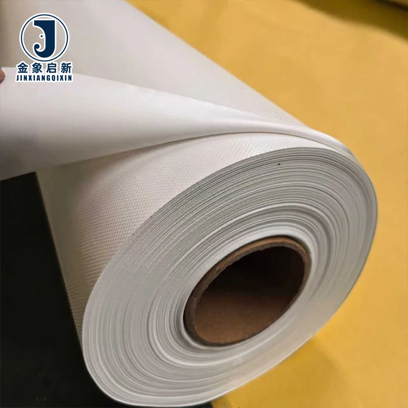 Stock PVC Tarpaulin Fabric Rolls 500D*500D 18*17 Hot Selling Colors in Stock China Manufacture Wholesale Fabrics Best Price