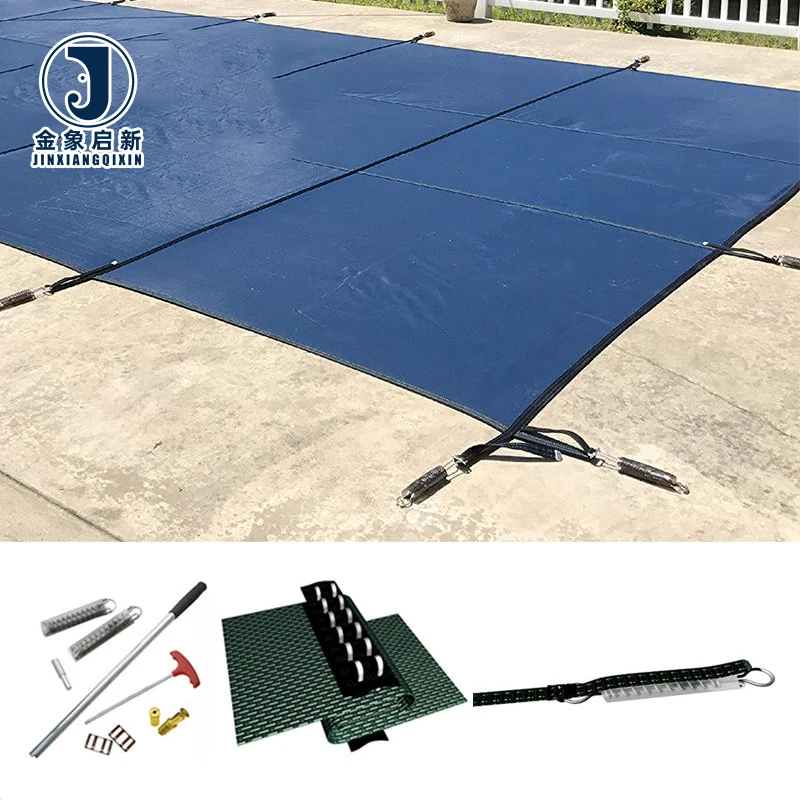 JX PVC Tarpaulin Swimming Pool Cover Material Knife Coated Fabric Waterproof UV-Resistant Windproof
