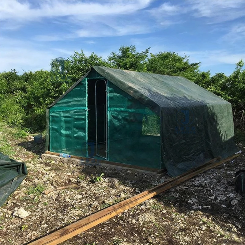 500gsm MULTI-PURPOSE Green Waterproof Green Tarp for Emergency Rain Shelter. Outdoor Cover
