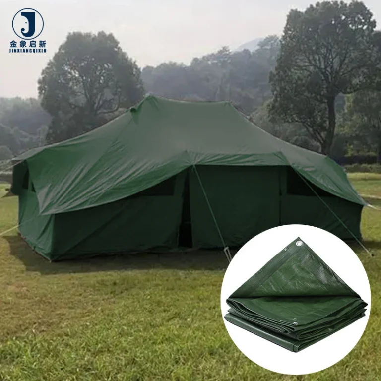 Custom Size Heavy Duty Organic Coated Blackout Tarpaulin Fabric Truck Covers Waterproof Roll Tarp for Commercial Protection