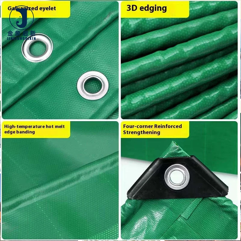 450gsm Green Heavy-duty Waterproof Tarps & Groundsheets Pvc Tarpaulin