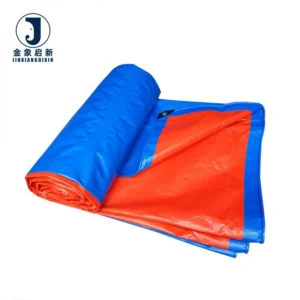 JX Tear-Resistant PE Coated Polyethylene Eco-Friendly Tarpaulin Waterproof Blackout Organic with Eyelets