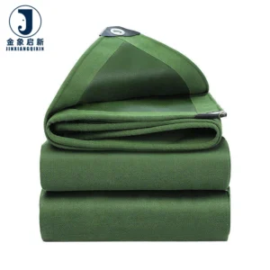 Heavy Duty Waterproof PVC Laminated Woven Plain Asphalt Anti-Mildew Very Heavyweight Truck Cover Canvas Tarpaulin Accessories