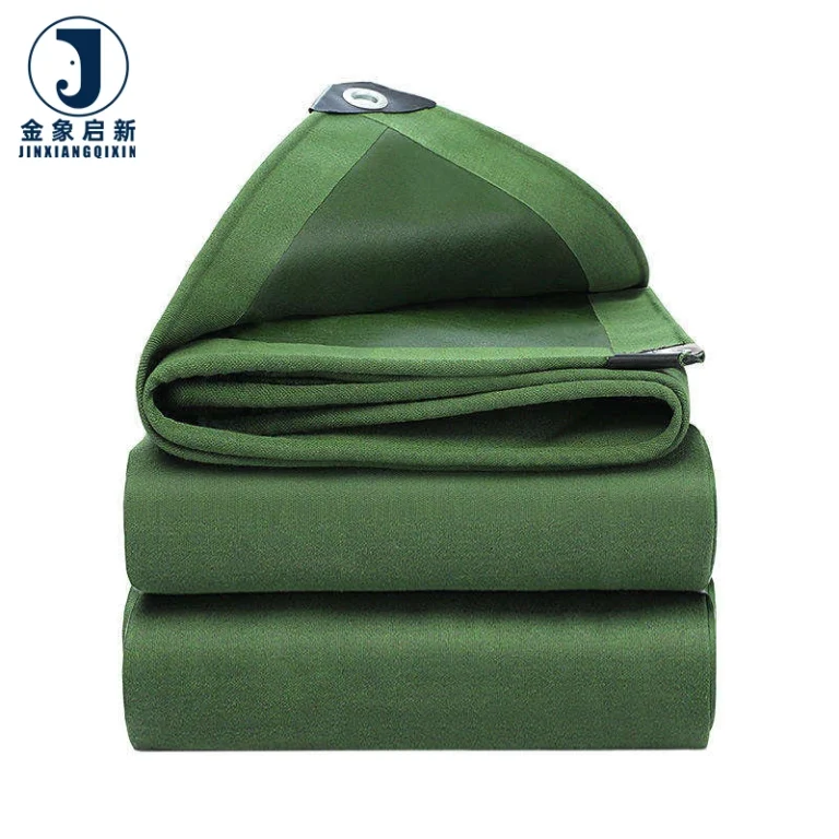 Heavy Duty Waterproof PVC Laminated Woven Plain Asphalt Anti-Mildew Very Heavyweight Truck Cover Canvas Tarpaulin Accessories