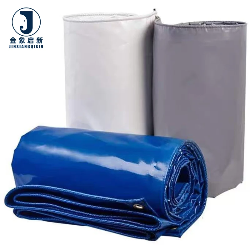 Hotsale Custom China Supplier Super Strength Industrial Grade 680GSM RIPSTOP PVC Tarpaulin for Builders Roof Tarp and Sheeting