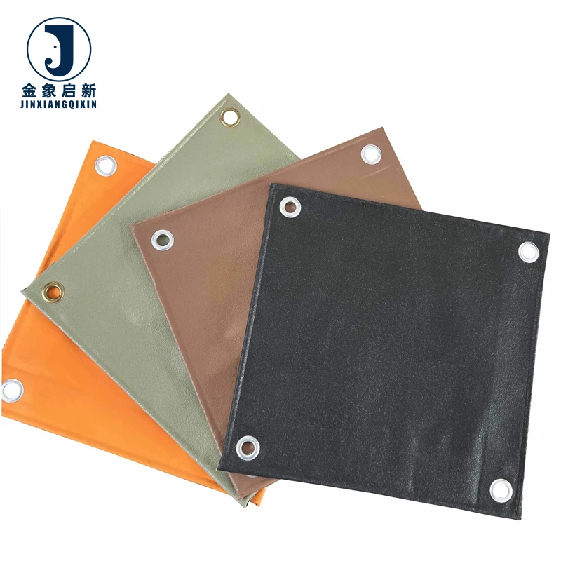 JX Fireproof 500gsm 600gsm Customizable PVC Tarpaulin Waterproof Truck Cargo Cover