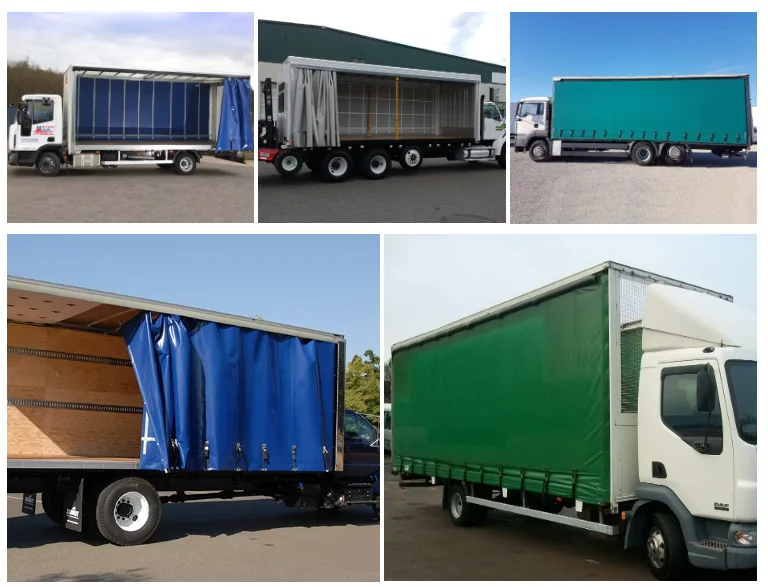 900GSM Heavy Duty PVC Coated Tarpaulin Panama Tarpaulin Curtains for Lorries