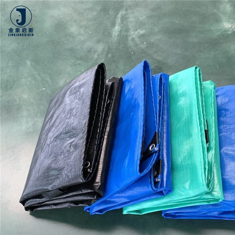 Multi-color & Size Waterproof Breathable Organic Blackout Coated PE Tarpaulin with UV Customizable Weft Knitted for Boys & Girls