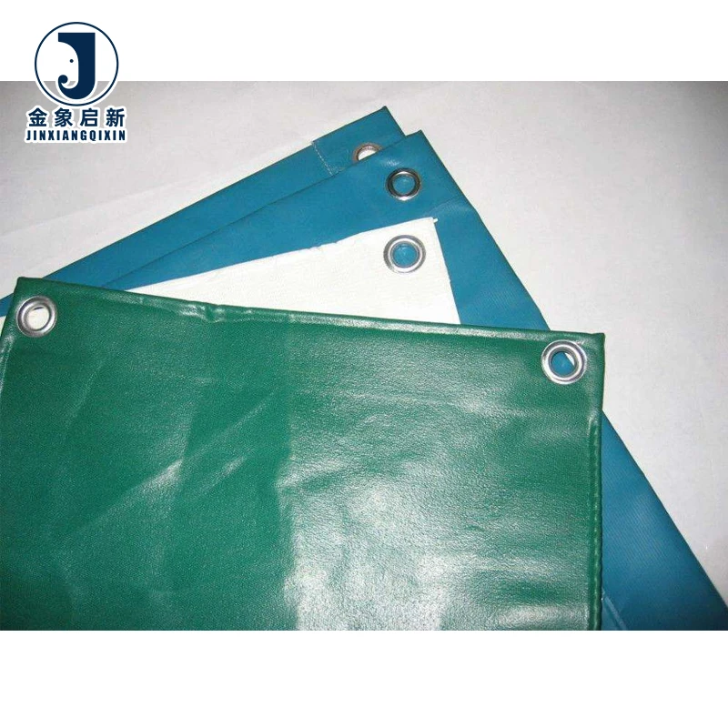 Heavy Duty Fire Retardant Waterproof PVC Coated Tarpaulin Rolling Tarp Materials for Truck Cover Tents Outdoor Usage
