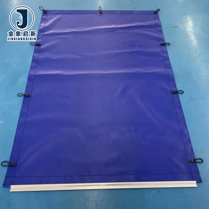 Custom Logo PVC Tarpaulin Flame Retardant Waterproof Poly Tarp PVC Coated Plastic Truck Cover Trailer Cover Outdoor Cover