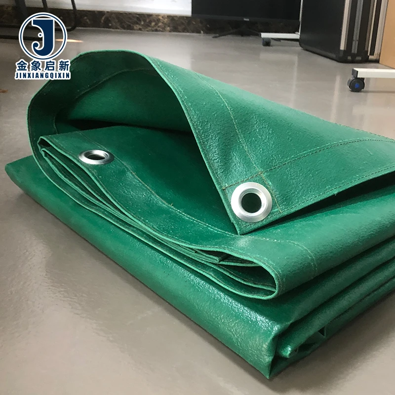 450gsm Green Heavy-duty Waterproof Tarps & Groundsheets Pvc Tarpaulin