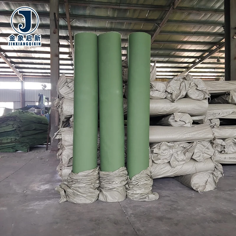 Very Heavyweight Heavy Duty Heat Resistant PVC Laminated Woven Canvas Tarpaulin Waterproof Tent Fabric for Accessories
