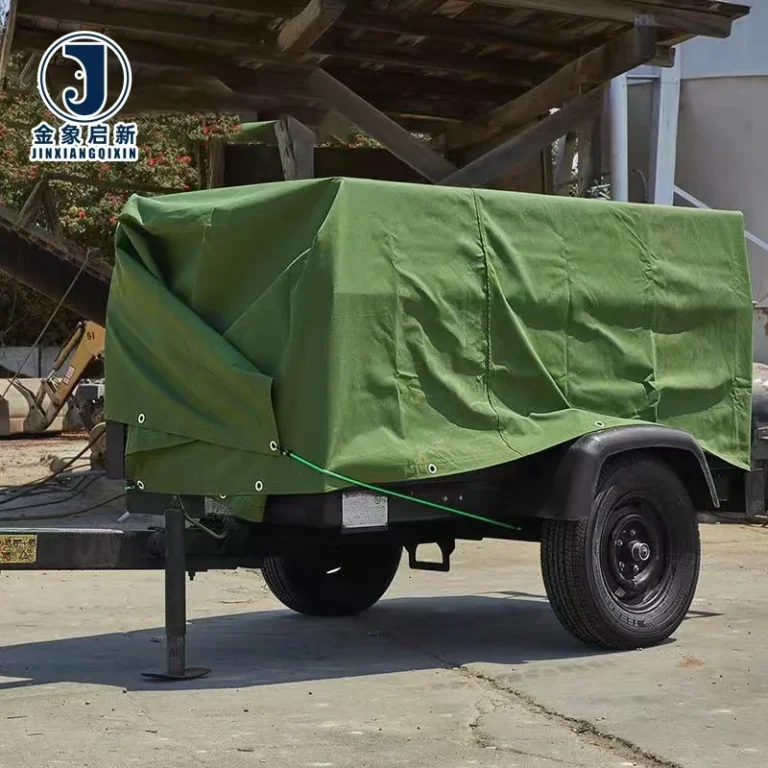 Very Heavyweight Heavy Duty Heat Resistant PVC Laminated Woven Canvas Tarpaulin Waterproof Tent Fabric for Accessories