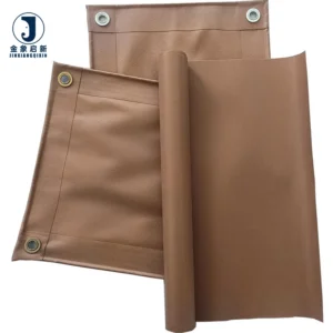 Waterproof Custom 1000D 550GSM/900GSM Self Clean PVC Coated Tarpaulin for Truck. Tent. Roof Cover Flood Barrier