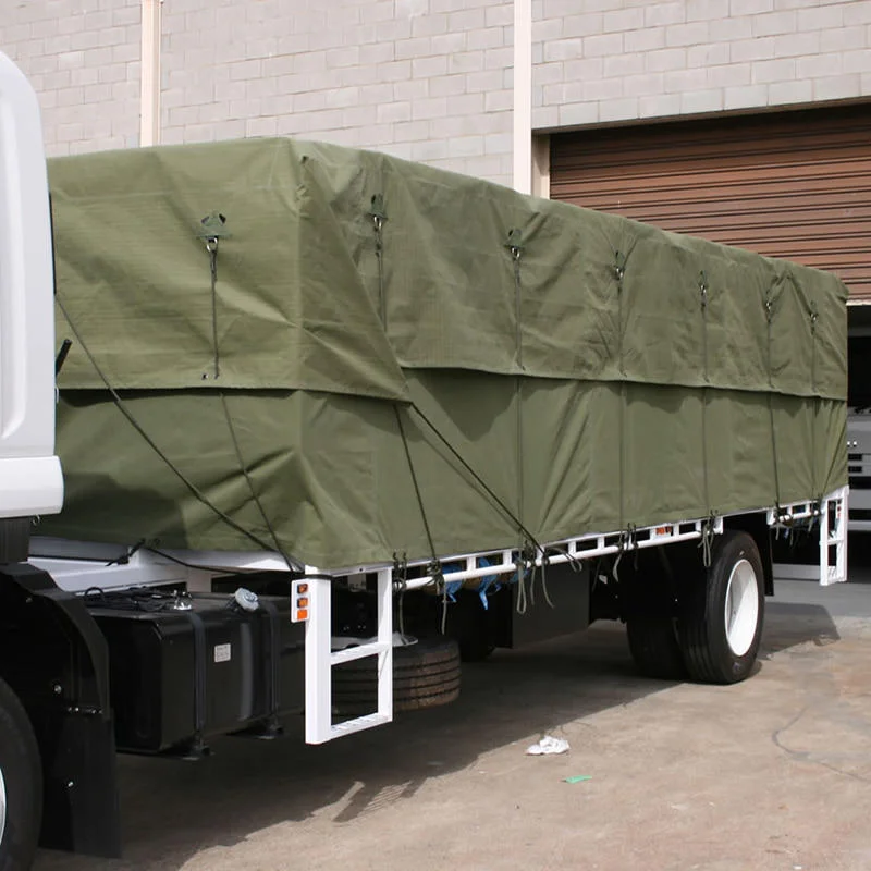 Waterproof Heavy-duty Ethylene Coated Polyester Flat Truck Tarp Fabric PVC Tarps for Truck Cover
