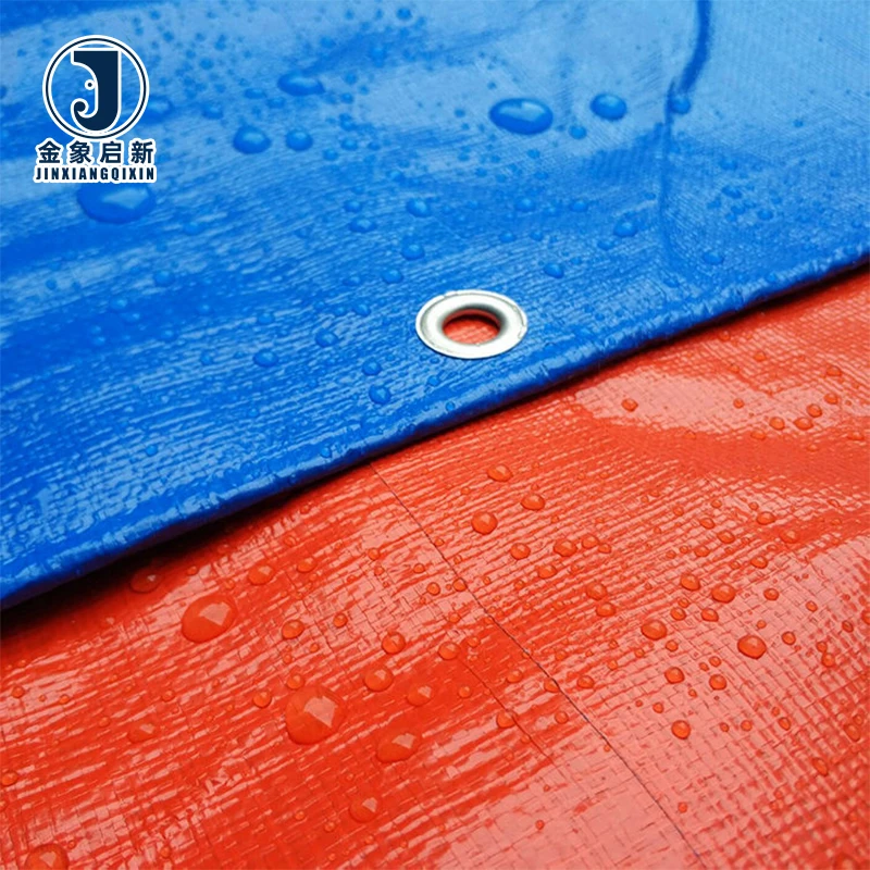 France Hot Sales Blue Color Polyethylene PE Tarpaulin Waterproof Sheet for Truck Canopy and Outdoor Awning