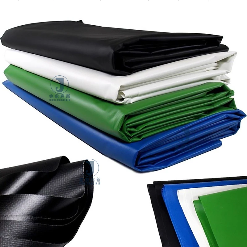 Custom Reinforced Edges Rip-Stop Rubberized PVC Tarpaulin Industry Covering Vinyl Coated Polyester Tarps for Trucks