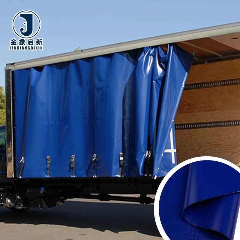 900GSM Heavy Duty PVC Coated Tarpaulin Panama Tarpaulin Curtains for Lorries