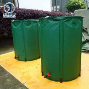 Garden Flexible 750L PVC Waterproof Fabric Rain Tank Irrigation Rainwater Harvesting Industrial Fabric Large Water Storage Tank