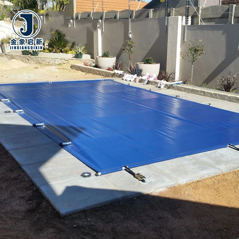 JX PVC Tarpaulin Swimming Pool Cover Material Knife Coated Fabric Waterproof UV-Resistant Windproof