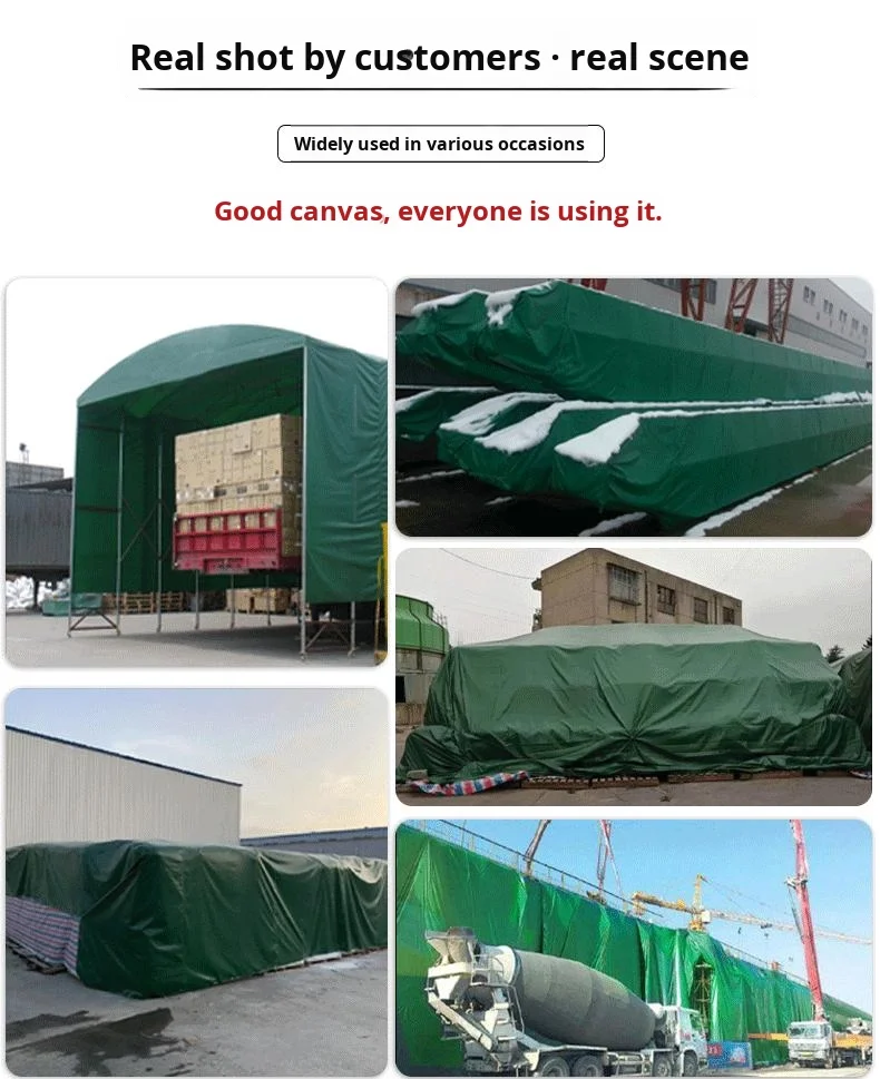JX Customizable Waterproof Anti-UV Knife Tarpaulin Tents Canopies Awnings PVC Coated Plain Style Wrinkle Resistant Solid