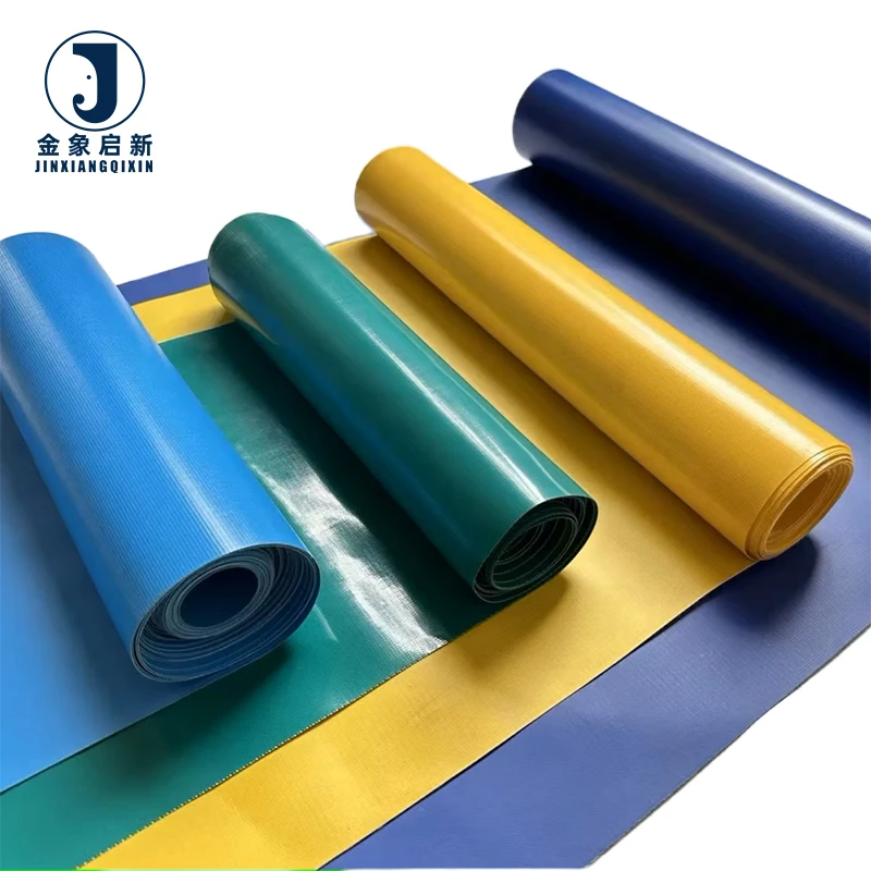 Wholesale PVC Coated Breathable Tarpaulin Fabric Rolls Waterproof Fire-Retardant for Boys & Girls Outdoor Use