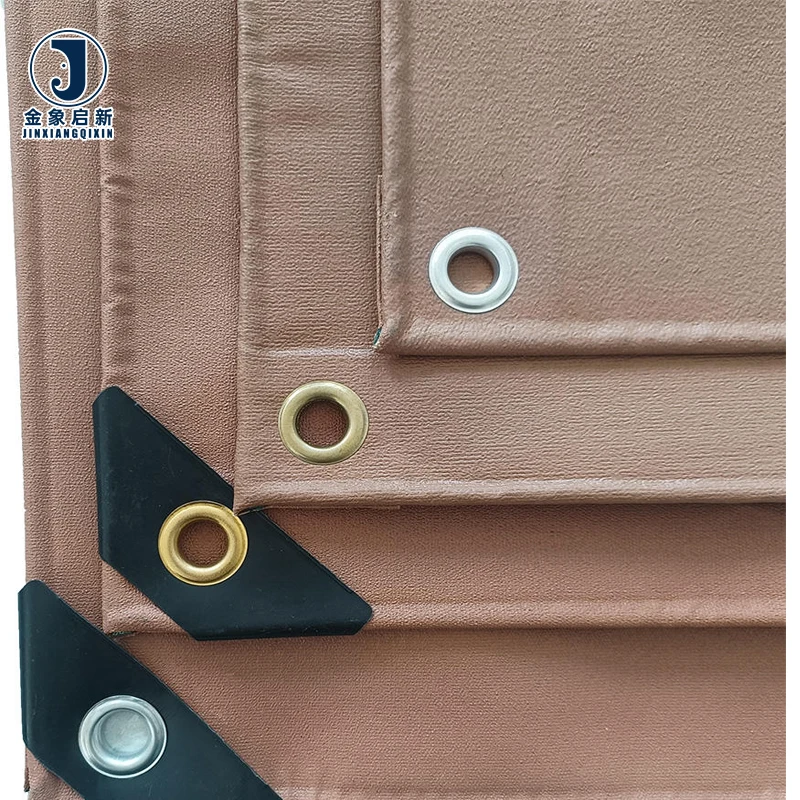 Waterproof Custom 1000D 550GSM/900GSM Self Clean PVC Coated Tarpaulin for Truck. Tent. Roof Cover Flood Barrier