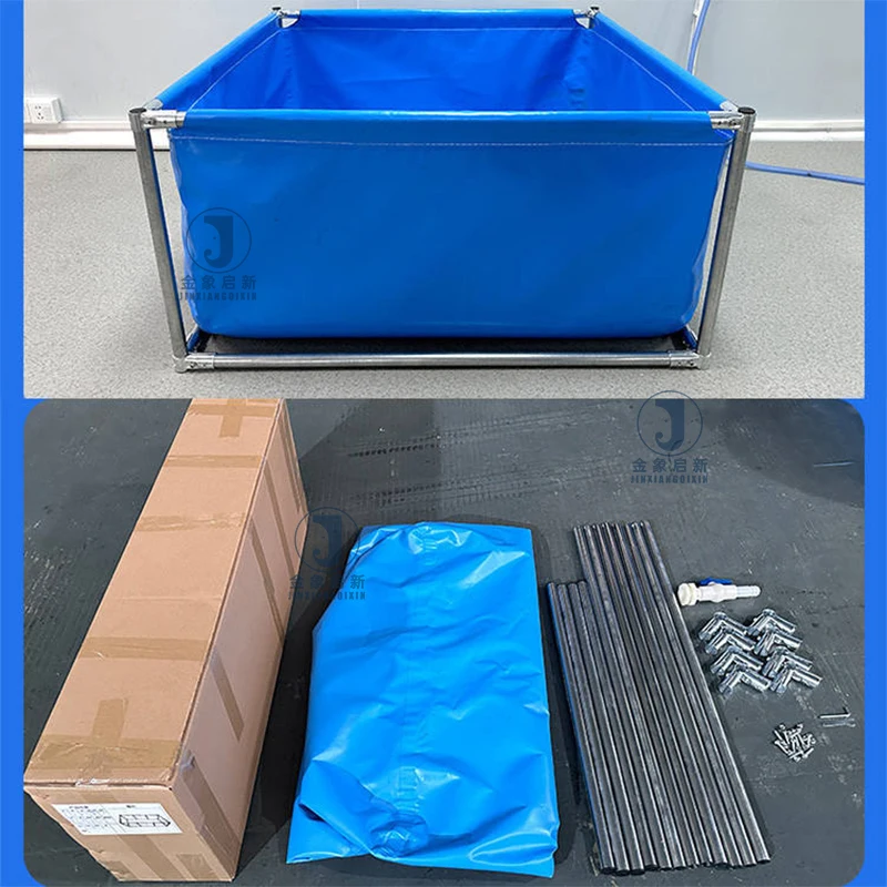 Anti-leaking Durable PVC Tarpaulin Fish Pond Liner Plastic Fish Ponds Foldable Aquaculture Pond Tanks for Fish