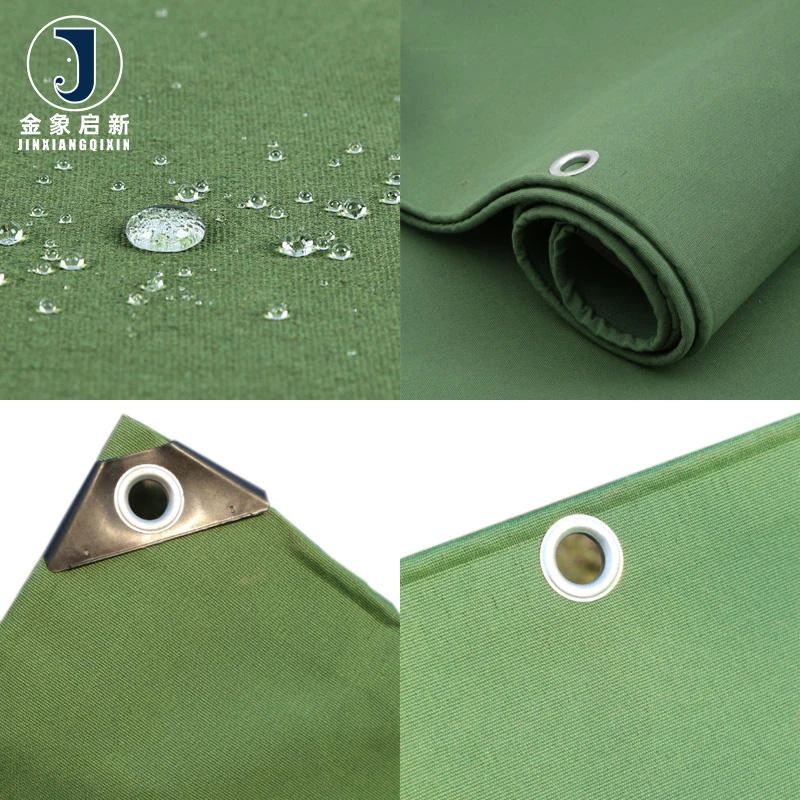 Heavy Duty Waterproof PVC Coated Abrasion-Resistant Very Heavyweight Asphalt Truck Cover Cotton Canvas Tarpaulin