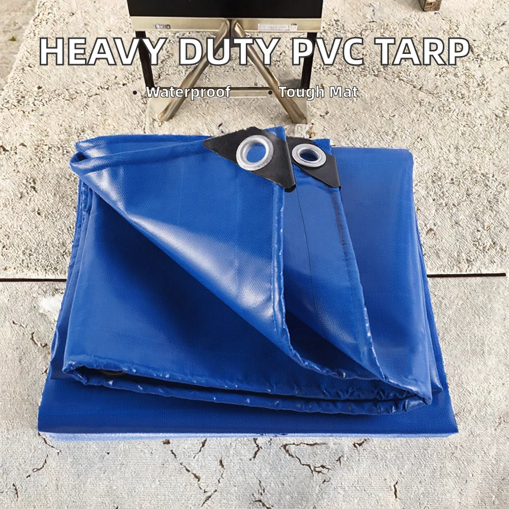 Hot Selling Heavy Duty PVC Coated Tarpaulin Covers Waterproof Plastic for Truck Tent Outdoor