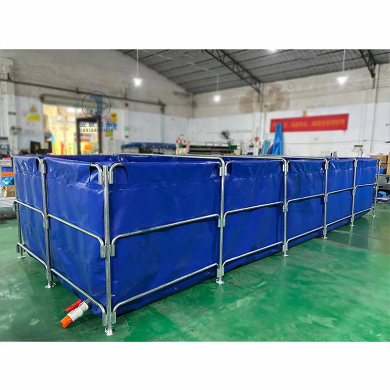 PVC Tarpaulin Roll for Fish Pond Lining & Aquaculture Tanks-Anti-Bacteria Abrasion-Resistant Medium Weight