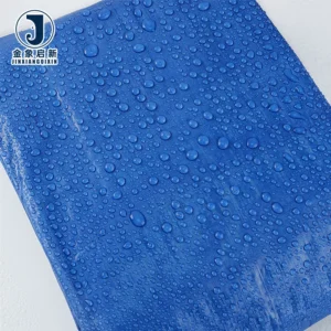 PE Coated Tarpaulin Waterproof Rainproof Outdoor Awning Shade Sail Canopy Pet Dog House Cover for Boys Anti-UV Medium Weight