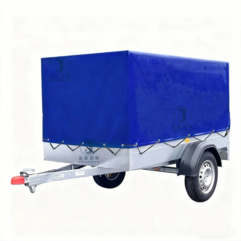 Waterproof PVC Coated Tarpaulin Double Sided Coating Environmentally Friendly Multifunctional Vehicle Open Trailer Cover