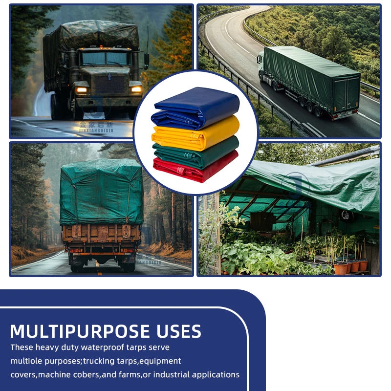 Versatile Heavy Duty PVC Truck Side Curtains Industrial Fabric Cover for Lorries Different Weights Coated for Trucks Tents
