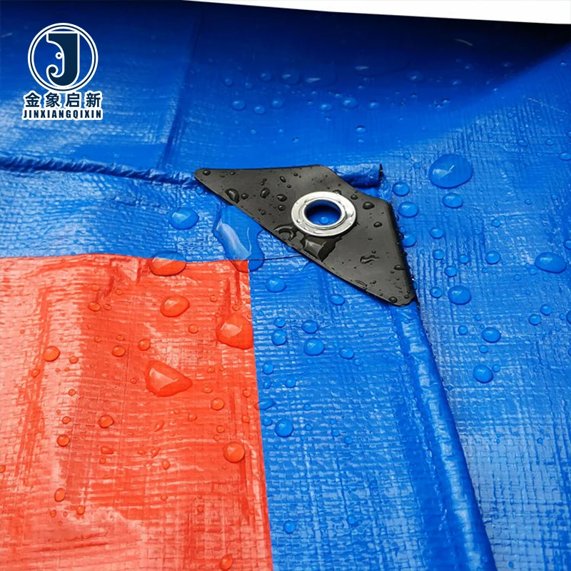 France Hot Sales Blue Color Polyethylene PE Tarpaulin Waterproof Sheet for Truck Canopy and Outdoor Awning