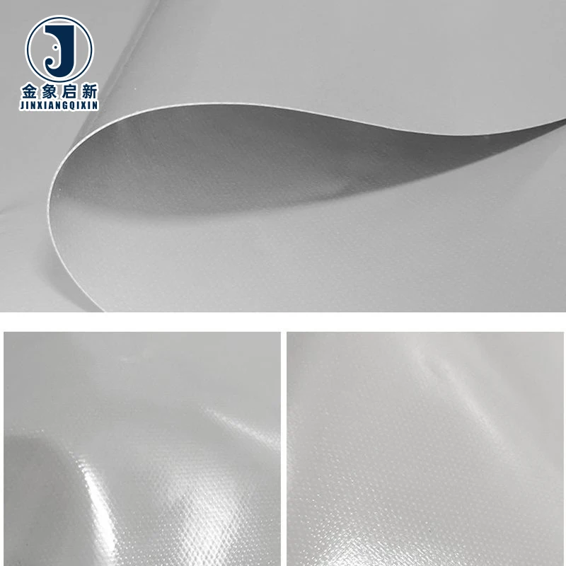 Customize 500-600GSM Heavy Duty Waterproof Anti-UV Knife Fabric PVC Tarpaulin for Car Tents Canopies Awnings