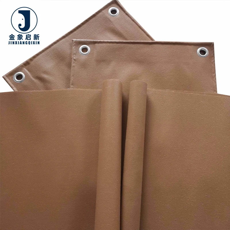 JX Fireproof 500gsm 600gsm Customizable PVC Tarpaulin Waterproof Truck Cargo Cover