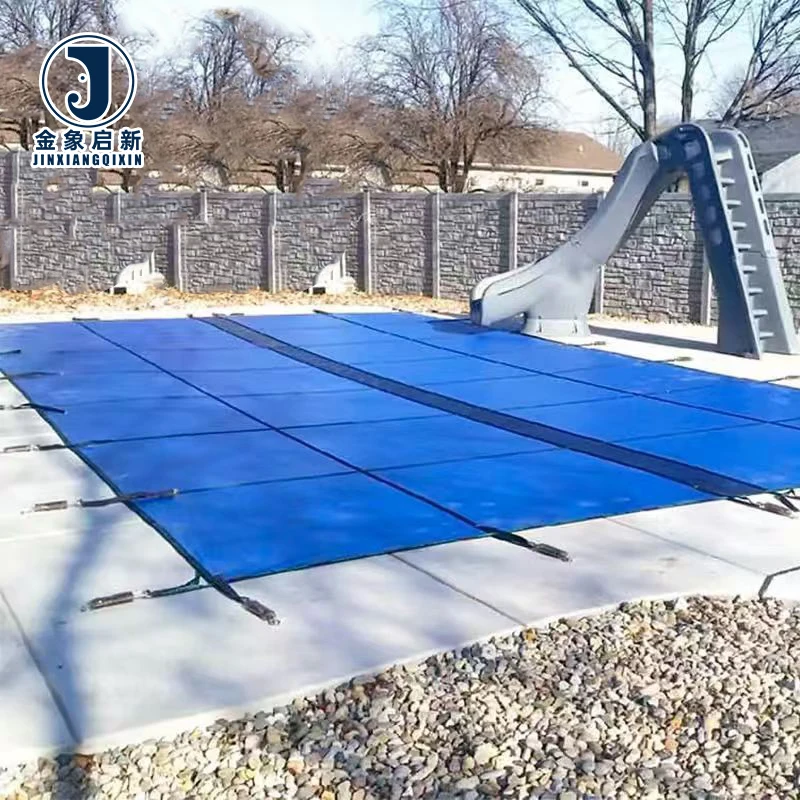 JX PVC Tarpaulin Swimming Pool Cover Material Knife Coated Fabric Waterproof UV-Resistant Windproof