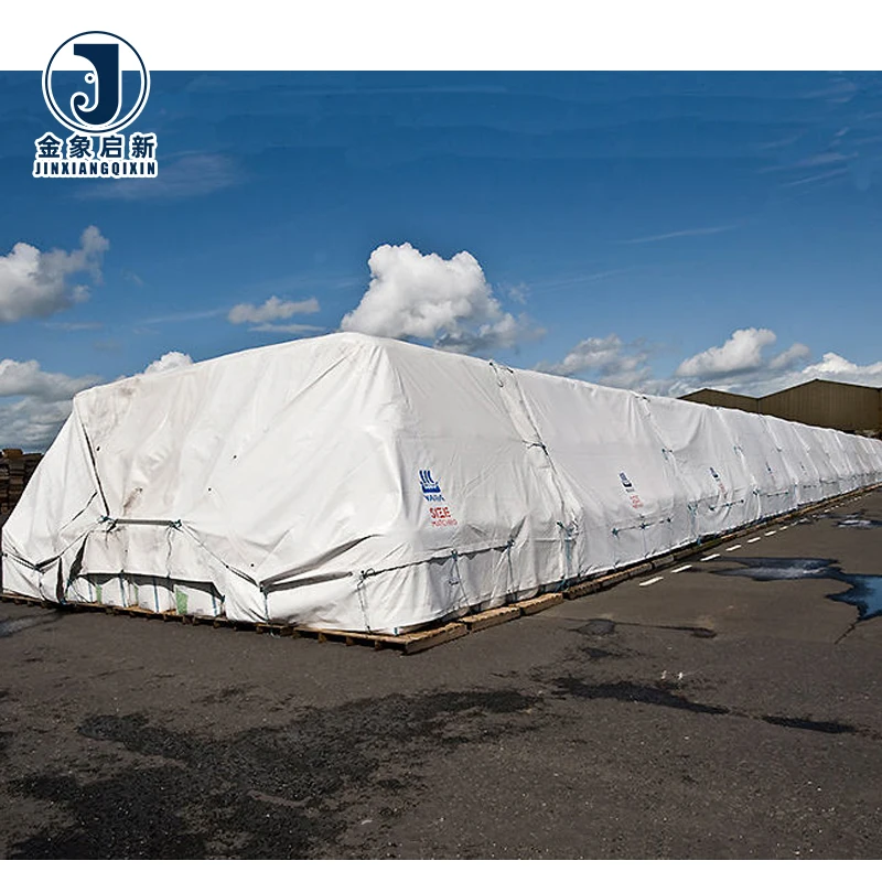 Factory Direct Heavy Duty Pvc Coated Polyester Fabric Tarps Plastic Coated Fabric UV-Resistant Plain Windproof