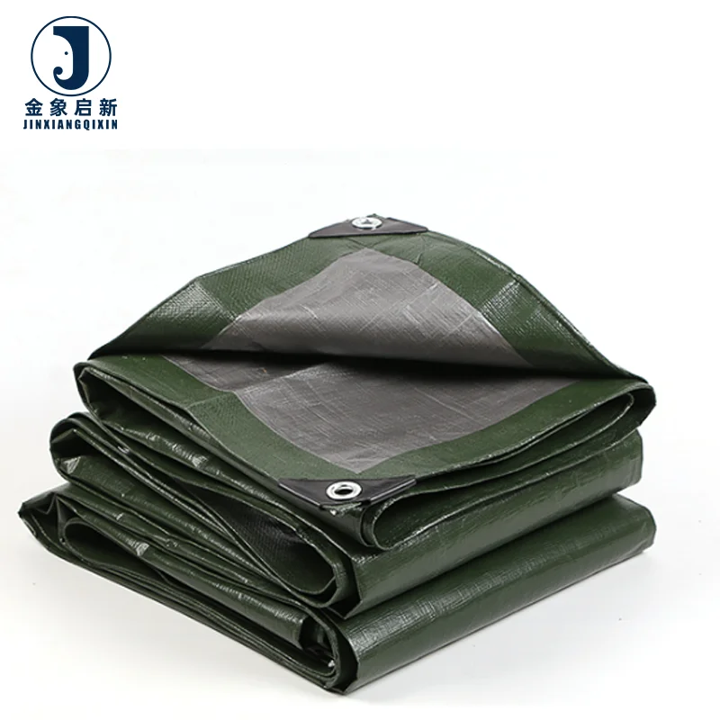 Custom Size Heavy Duty Organic Coated Blackout Tarpaulin Fabric Truck Covers Waterproof Roll Tarp for Commercial Protection