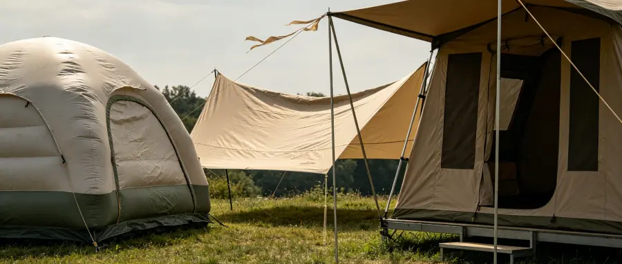 Outdoor events and camping tents application
