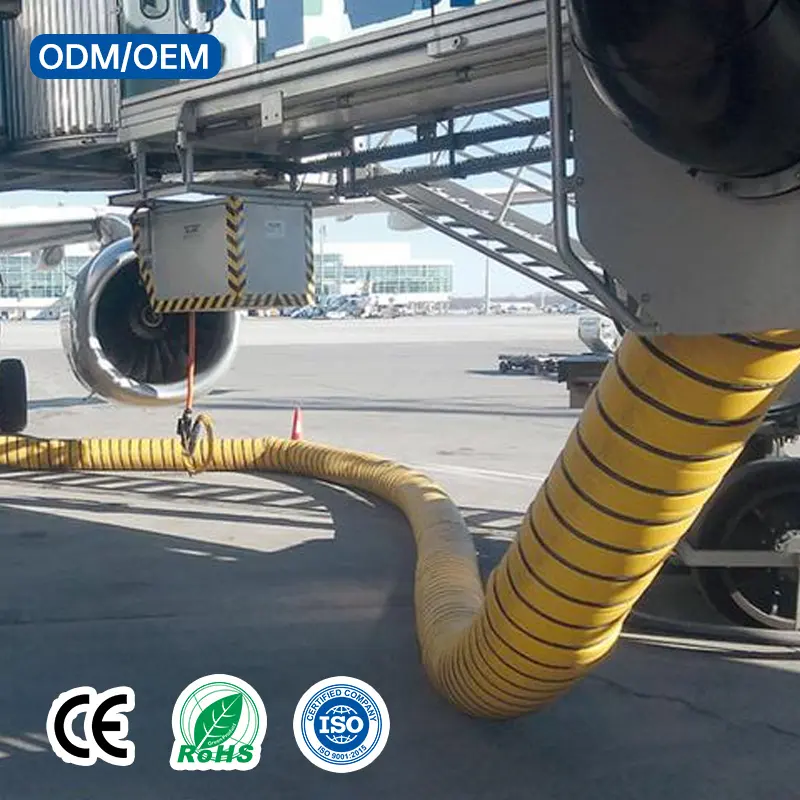 Aviation ventilation duct application