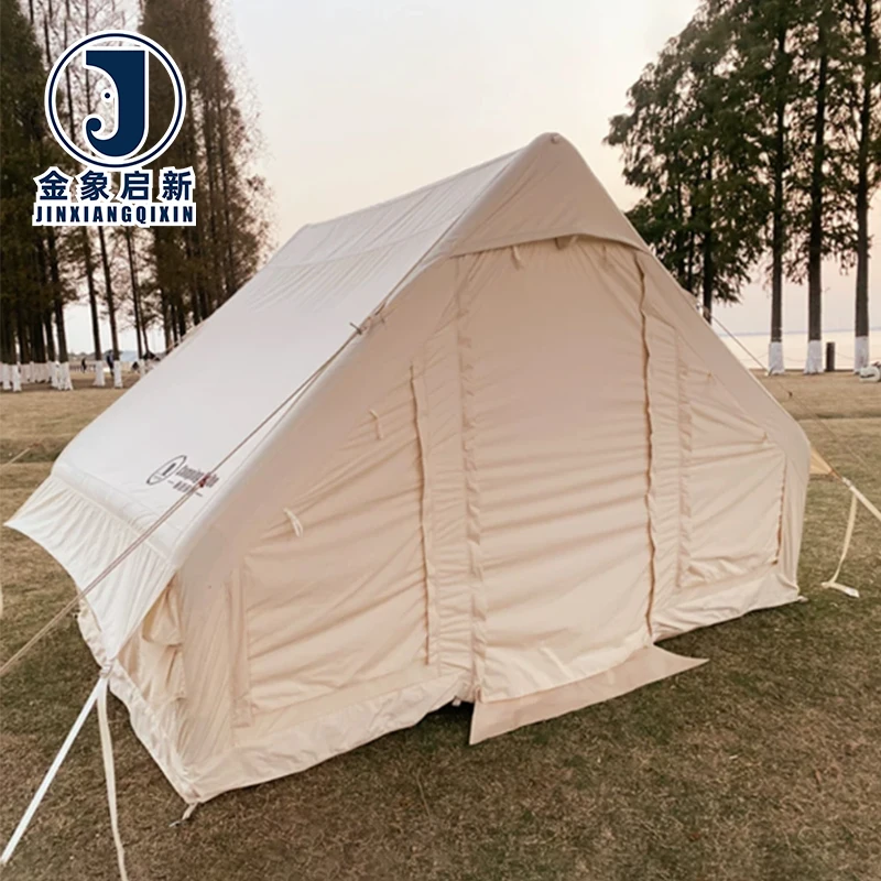 Outdoor  Luxury Camping Inflatable Tent Four-Season Quick Automatic Opening Waterproof Eco-Friendly 2-8 Person