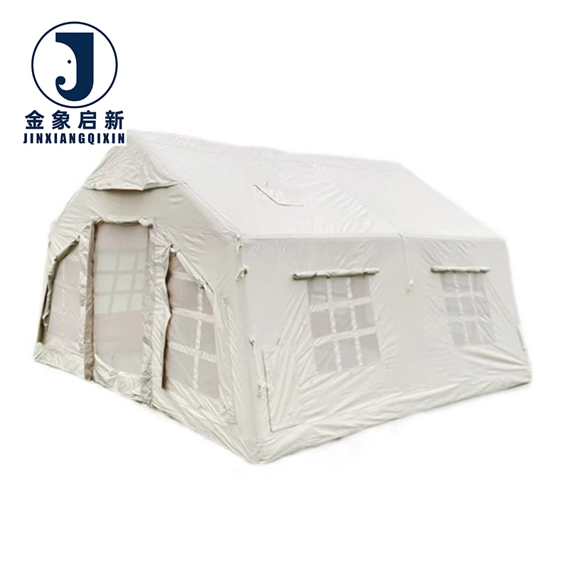 Luxury Automatic Inflatable Four-season PVC Tent 3-5 Person 6 UV Protection Eco-Friendly Waterproof TPU Viewing Door Quick-Setup