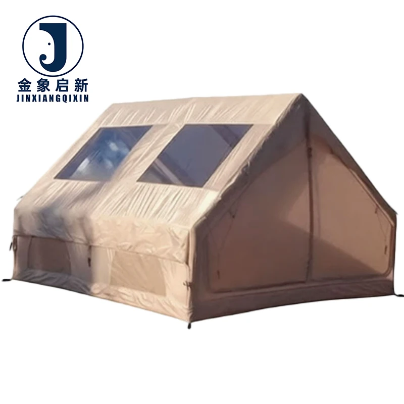 Camping Tent Inflatable UV Resistant Customizable Four-season Waterproof PVC Quick Automatic Opening 2-3 Person Outdoor